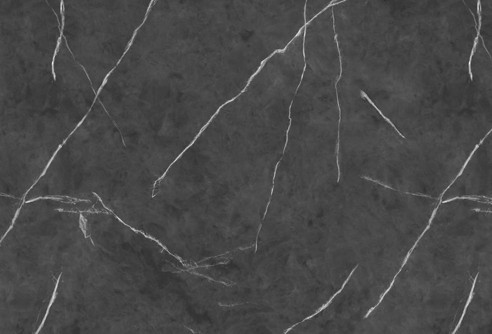 Planobond design black marble- wandbekleding sanitaire ruimte - kraswerende wandbekleding