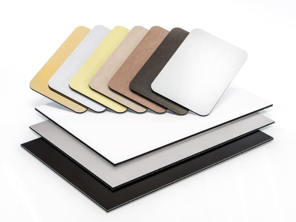 Planobond aluminium sandwichpanelen met butler finish